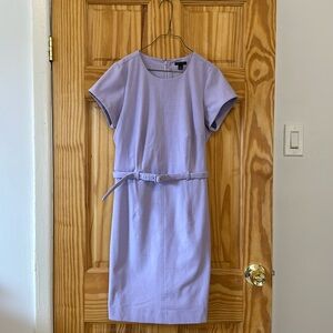 Ann Taylor - Lavender Belt Sheath Dress - Size 4